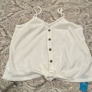 CUPSHE tank with tie front